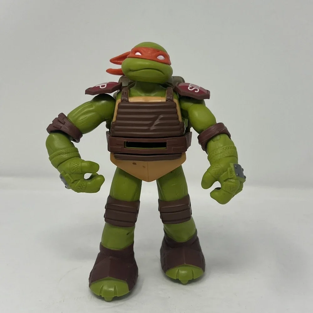 Teenage Mutant Ninja Turtles 2 Michelangelo Action Figure 4.5 5.5 Inch TMNT Toy